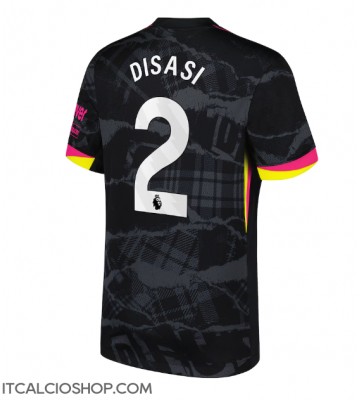 Chelsea Axel Disasi #2 Terza Maglia 2024-25 Manica Corta